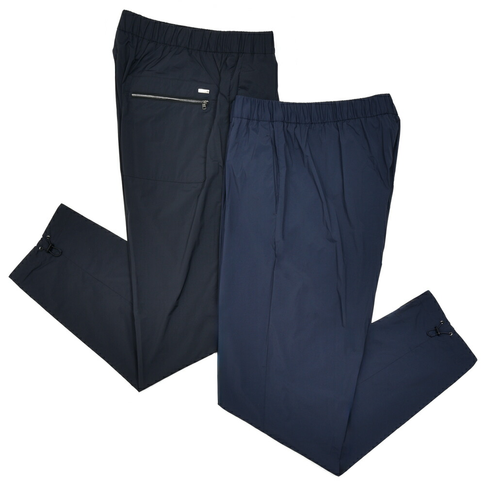 【S30】HERNO（ヘルノ）RESORTリゾート ストレッチナイロン1プリーツシャーリングパンツ PT00002UR-12431SZ 13052000132 PS3｜ginlet（ジンレット）