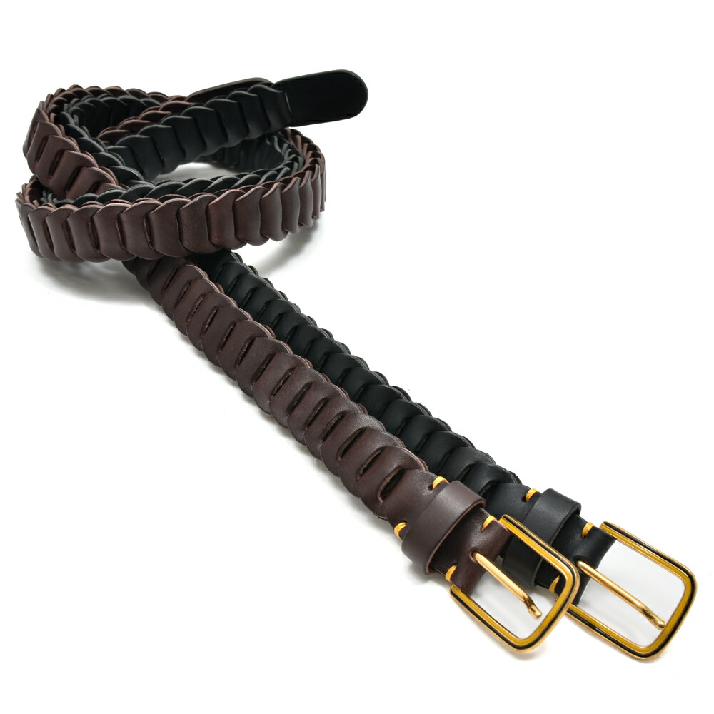 イルミーチョ　リングベルトMサイズ il micio（イル ミーチョ）バケッタレザーベルト BELT 17 VENTI