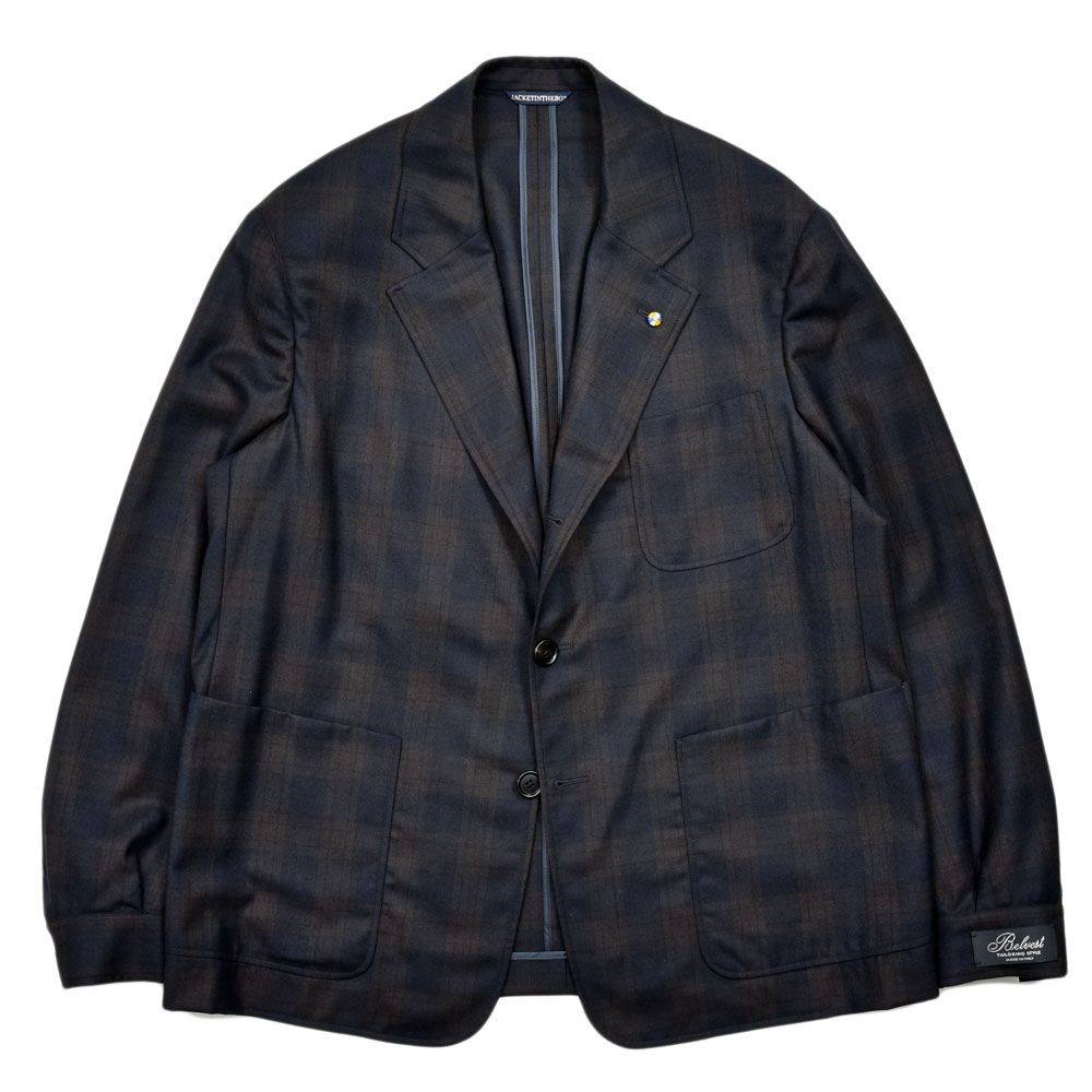 Belvest（ベルベスト） ウールタータンチェックアトリエジャケット G10344-31044 JACKET IN THE BOX 17056400020 143,000円