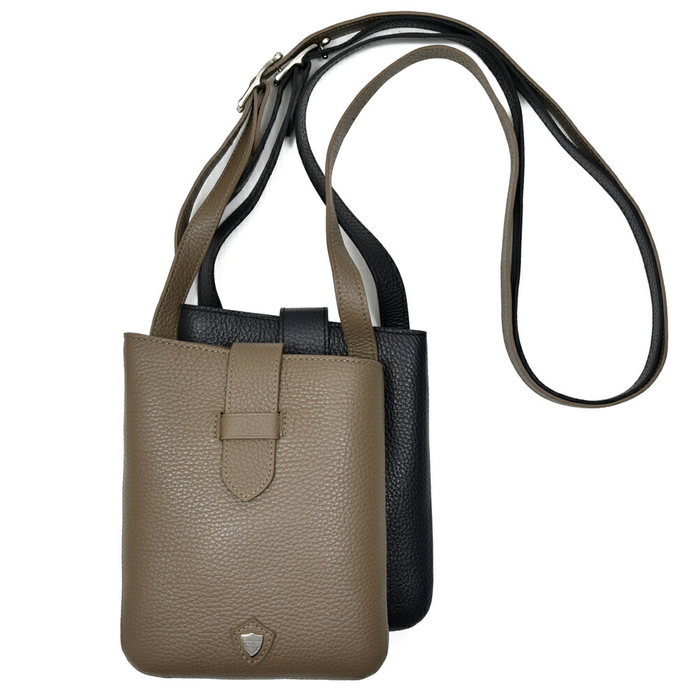 CHAMBORD SELLIER（シャンボールセリエ） LUSSET シュリンクレザーミニショルダーバッグ 18452000020