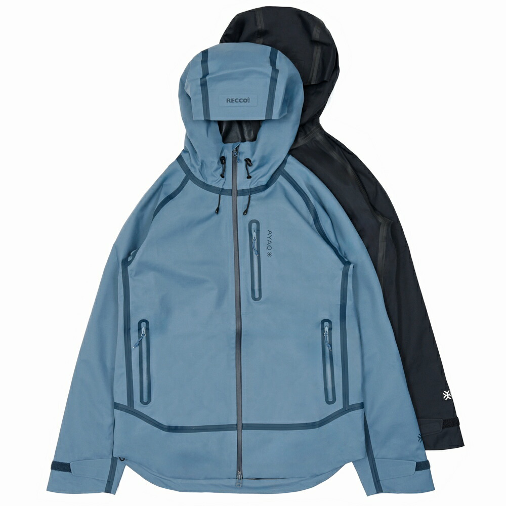 AYAQ(アヤック)ウォータープルーフ3レイヤーポリエステルジップブーディ—ブルゾン LONAK HARDSHELL JACKET LN-JK-M 14052001237|ginlet(ジンレット)