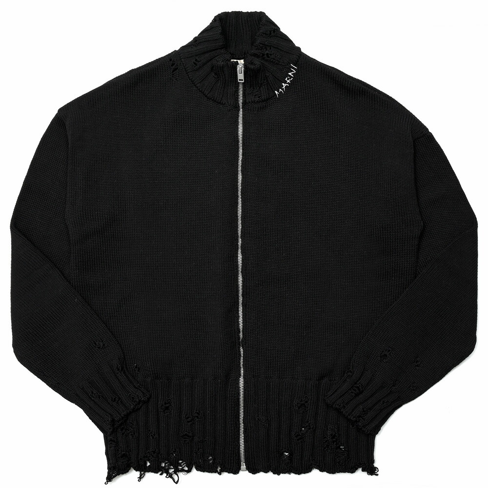 MARNI（マルニ） コットンダメージジップニット CDMG0188A0 UFC652 16061400138