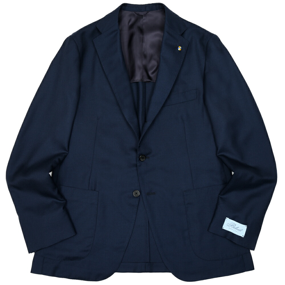 ベルベスト ジャケット Jacket in the Box 毛 絹 本切羽 ベルベスト Jacket in The Box 毛 カシミヤ 絹 48 本切羽 【公式通販】