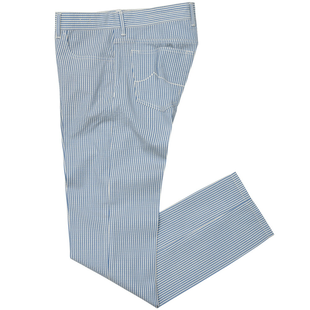 JACOB COHEN（ヤコブコーエン） BARDバード Resort Collection ウールシアサッカースリムテーパードストライプパンツ 226-52942 53065022052