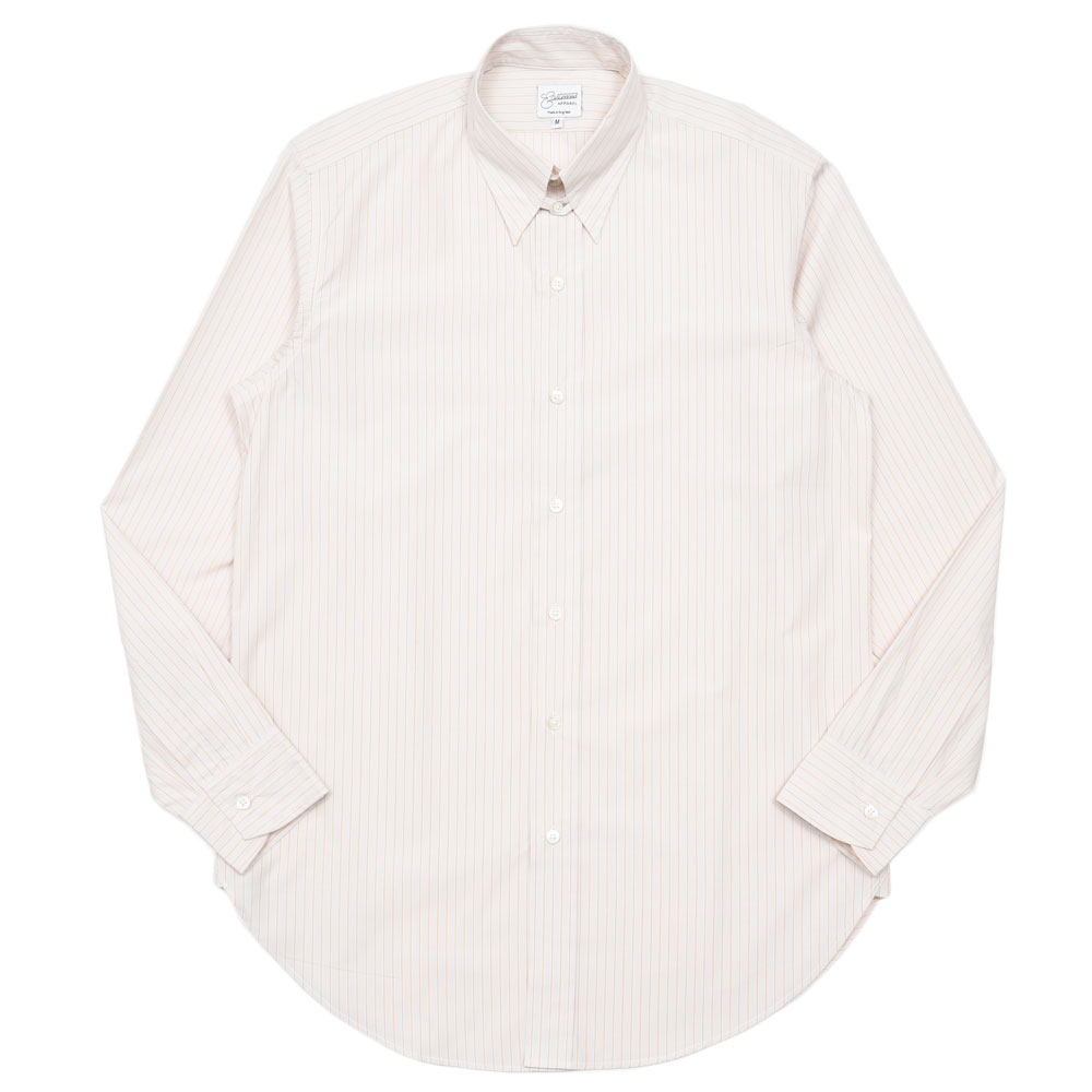 【S40】EASTMOND APPAREL（イーストモンド アパレル）コットンストライプタブカラーシャツ ICHIMEN IQ-05 11061401227 PS4｜ginlet（ジンレット）