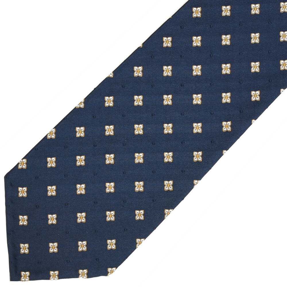 TIE YOUR TIE（タイ王国 ユア タイ王国）シルクスモールフラワーパターンタイ / セッテピエゲ 18265208179   なおなお書き3