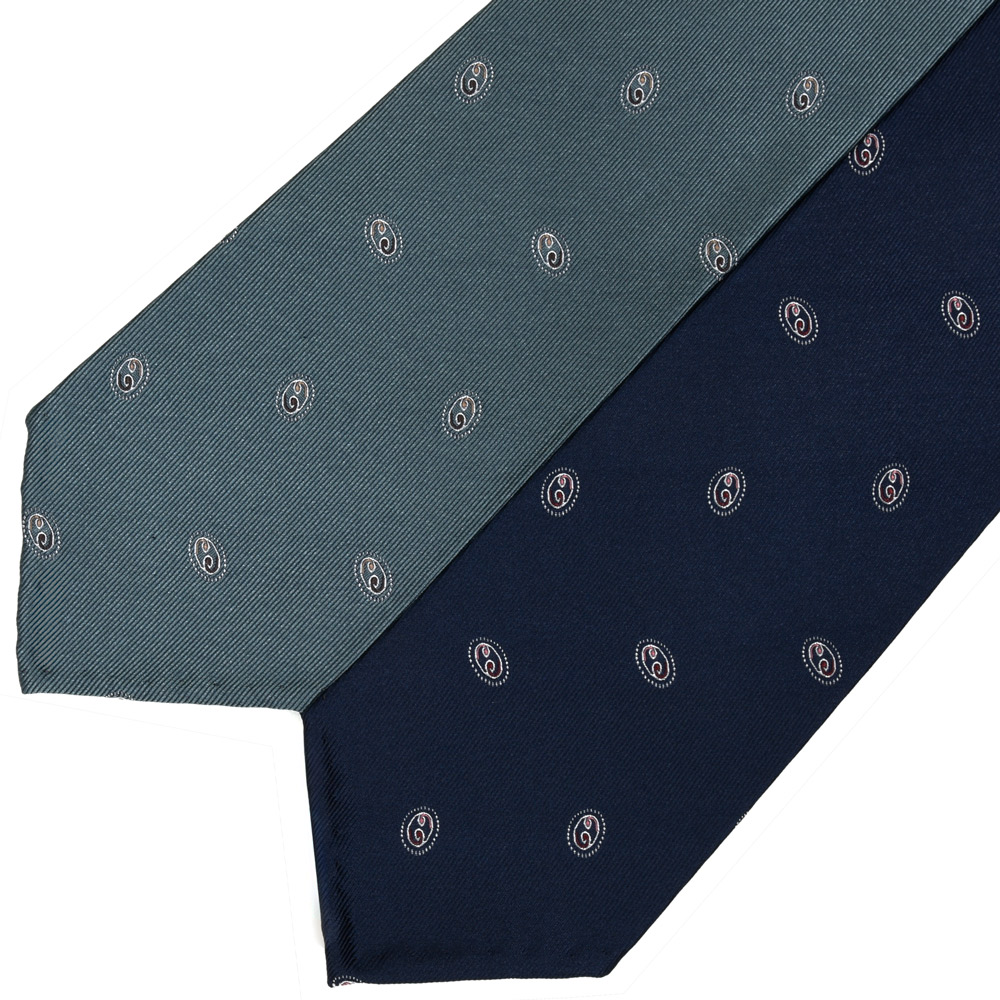 TIE YOUR TIE（タイ王国 ユア タイ王国）シルクオーバルパターンタイ / セッテピエゲ 18265214179   なおなお書き3