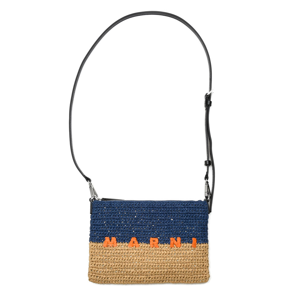 MARNI（マルニ）ラフィアバイカラーサコッシュ PHMI0025U0 P9110 18461701138