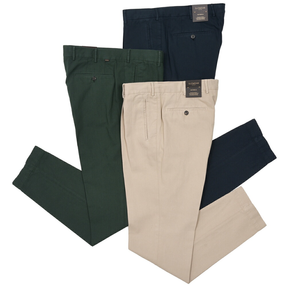 【S30】INCOTEX(インコテックス)TAPERED FIT ウォッシャブルコットンリネンギャバジン1プリーツテーパードパンツ ZX541W/470-51554(M) 13065305052 PS3|ginlet(ジンレット)