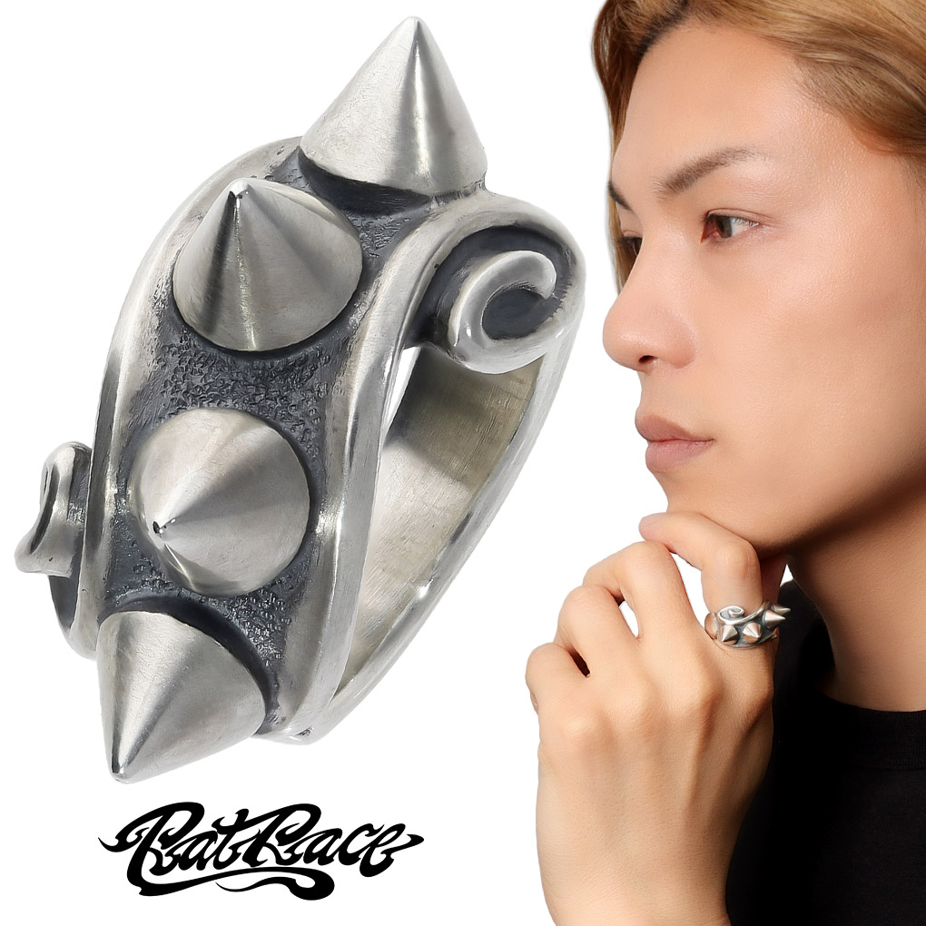 楽天市場】THEFT セフト ピラミッド スタッズ リング 指輪 9〜19号