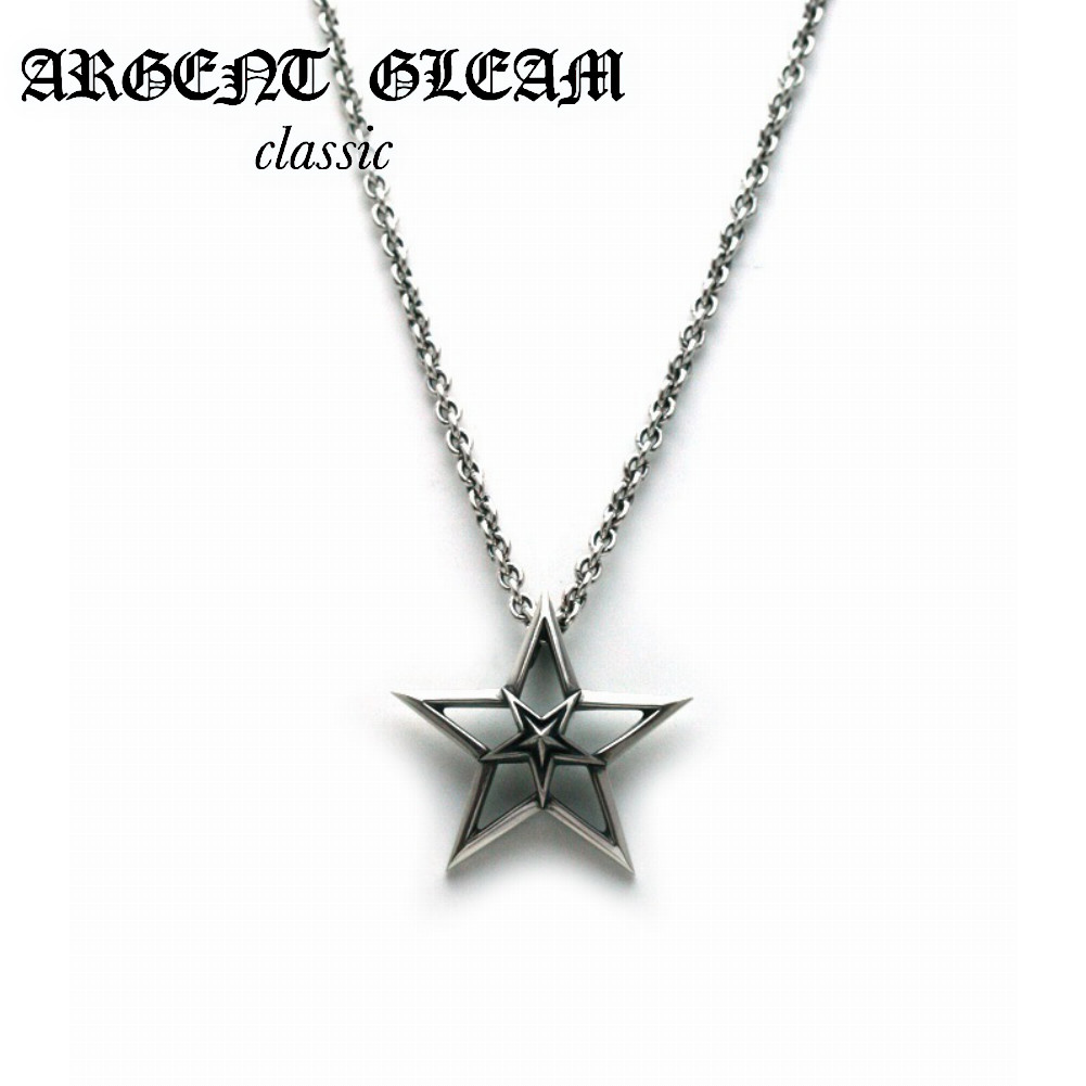 Argent Gleam シルバーチャームネックレス　クロス シルバーアクセサリーブランドアージェントグリーム