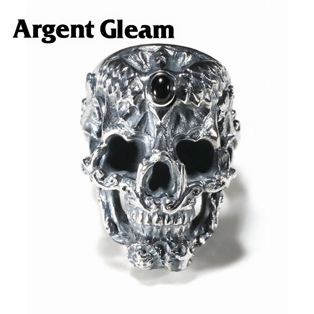 ArgentGleam アージェントグリーム シルバー925 リング 指輪 AR-195 ブランド ARGENT GLEAM 教会 リング 美しい 運動 シルバー バロック 建築 パンク ロック オニキス 芸術 メキシコ 調和
