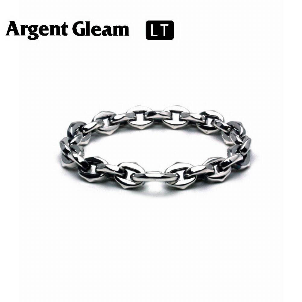 ArgentGleam LT アージェントグリーム LT シルバー925 ブレスレット Pyramid Chain Bracelet LTB-040 ブランド ARGENT GLEAM チェーンブレスレット オリジナル 重量感 シルバー エッジ チェーン ブレスレット チェーンブレス ピラミッド