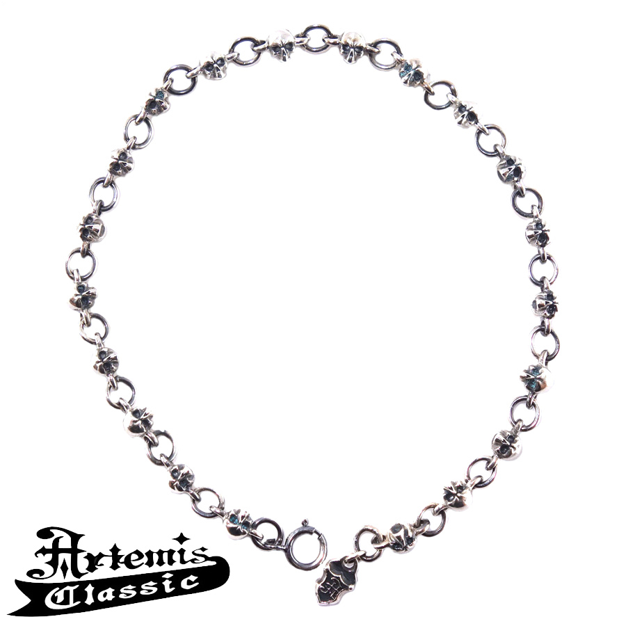 ブレスレット　骨　手錠　シルバー　ノーブランド bzr-sbp038-4.jpg