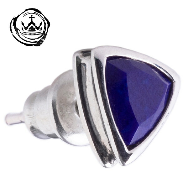 アルテミスキングス デルタピアス ラピスラズリ 1p 片耳用 トライアングル 三角形 メンズ レディース シルバーピアス シルバー925 スタッドピアス スタッズピアス スタッズ スタッド メンズピアス レディースピアス ブランド プレゼント 人気 おしゃれ かっこいい 独特な