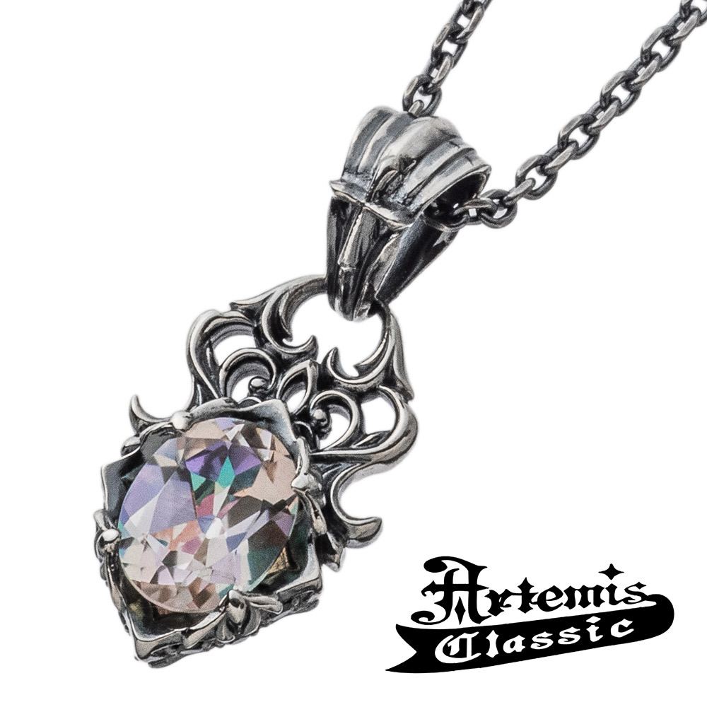 楽天市場】天然 レインボームーンストーン ペンダントトップ (チェーン