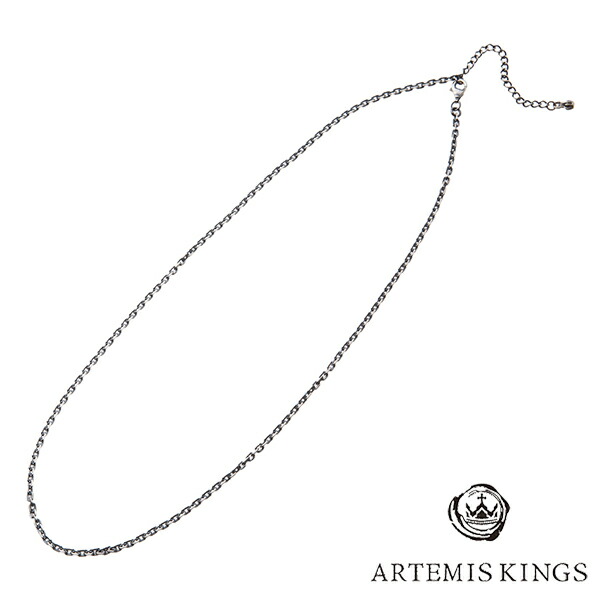 アルテミスキングス Artemis Kings 2.5mm 4面カット AK アズキチェーン 燻し 50cm AKCN0015 シルバー925 ネックレスチェーン のみ ネックレス メンズネックレス デザインチェーン パンク ヴィジュアル系 ゴシック ブランド 記念日 誕生日 プレゼント 人気 彼氏 おしゃれ 8,030円