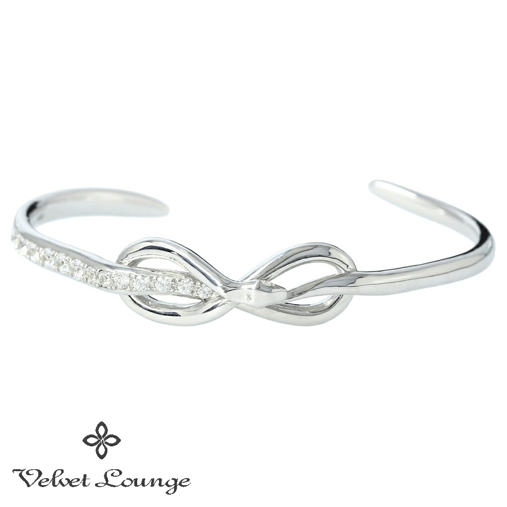 Velvet Lounge ノア バングル シルバー 925 蛇 ヘビ スネーク スネイク 爬虫類 は虫類 グッズ 蝶々結び ∞ 無限 八の字 細身 細い シルバーバングル シンプル ブレスレット メンズ レディース 男性 女性 彼氏 彼女 誕生日 記念日 プレゼント 人気 おしゃれ きれい 上品