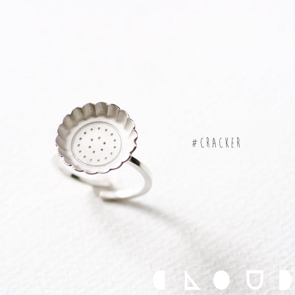 Cloud Jewelry ビスケット お菓子 スイーツ リング シルバー925 クラウドジュエリー お菓子 シルエット ビスケット シンプル リング シルバー925 ジュエリー シルバー スイーツ マット