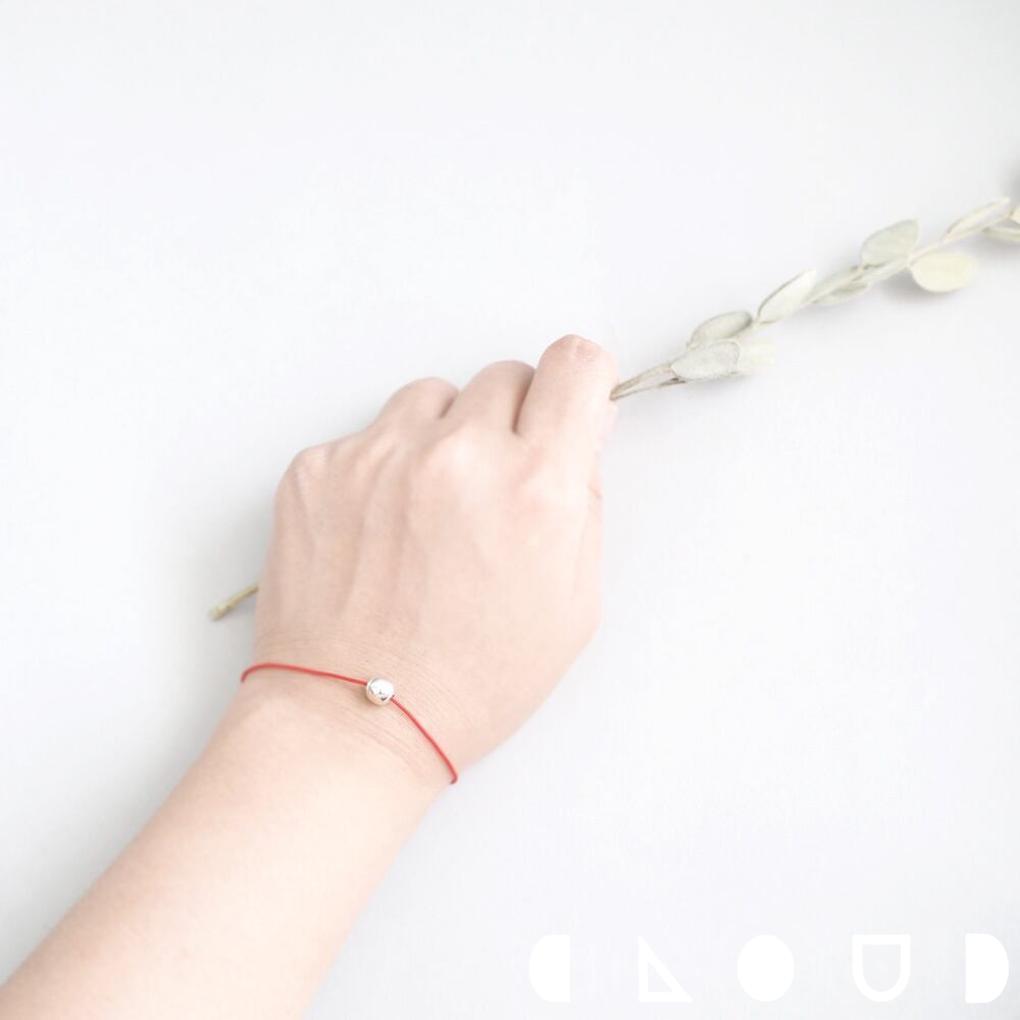 Cloud Jewelry String ボール ブレスレット シルバー925 クラウドジュエリー ブレスレット ボールブレスレット ランス シンプル シルバー ジュエリー チェーン 重ね着け ブック型 シルバー925製 ブック シルバー925