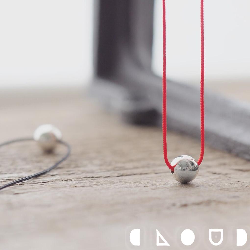 Cloud Jewelry String ボール ネックレス シルバー925 クラウドジュエリー ミニマルなデザイン ペンダント ネックレス シルバー チェーン 上品 シルバー925製 デイリー シンプル ボールペン ジュエリー シルバー925 おすすめ