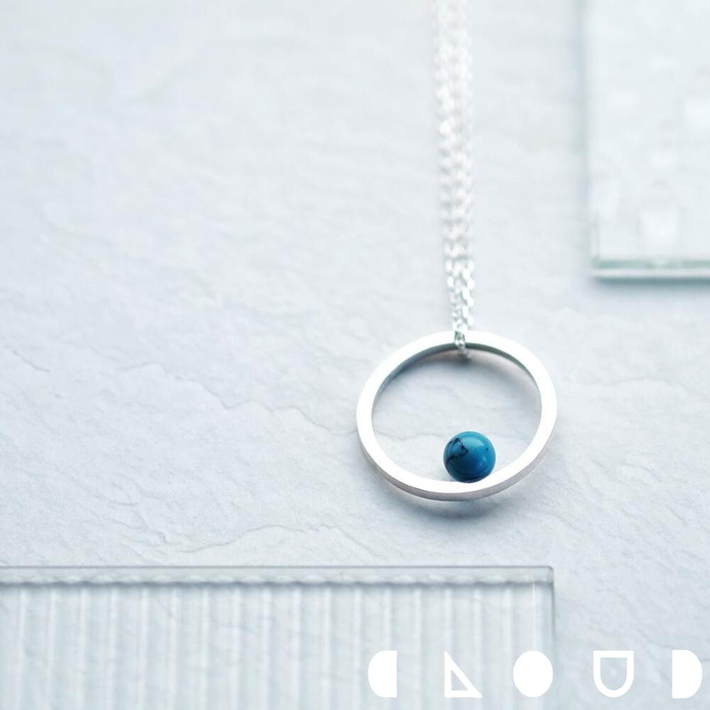 Cloud Jewelry ターコイズ トルコ石 リング ネックレス シルバー925 クラウドジュエリー トルコ石 チェーン ネックレス 長め シルバー さりげない ロング リング シルバー925 ジュエリー リングペンダント ミニマルなデザイン セント 一粒 ロングネックレス ペンダント 9,344円