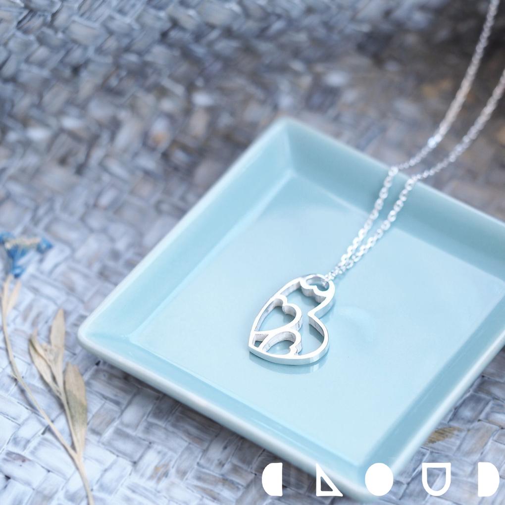 Cloud Jewelry Butterfly ハート ネックレス シルバー925 クラウドジュエリー チェーン シルバー シンプル ハートモチーフ シルバー925 ランス ネックレス ジュエリー｜新宿 銀の蔵 シルバーアクセサリー 8,100円
