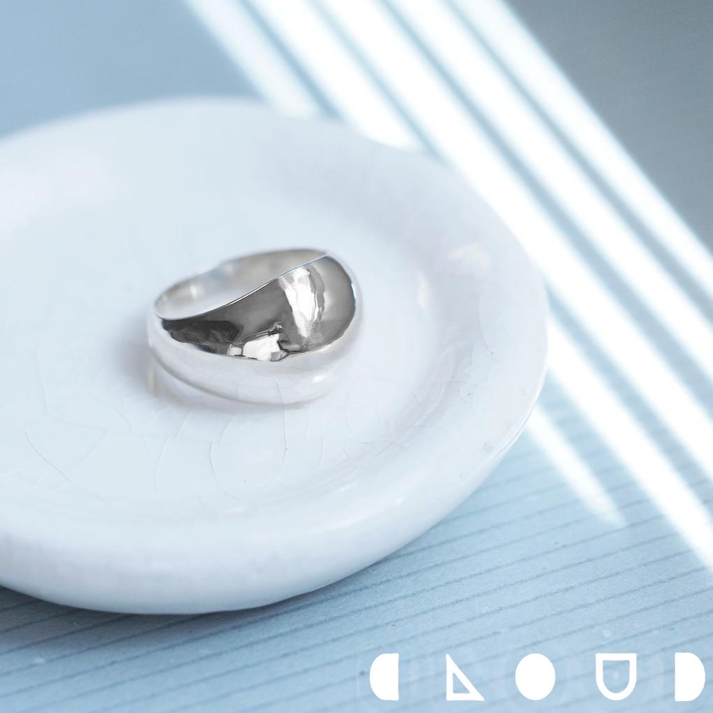 Cloud Jewelry ボールド リング シルバー925 クラウドジュエリー 上品 シルバー ジュエリー ボリューム ミニマム 洗練 リング ボリューム感 シンプル シルバー925 鏡面仕上げ ジュエリーボックス｜新宿 銀の蔵 シルバーアクセサリー