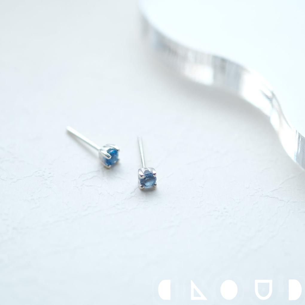 Cloud Jewelry 一粒 アクアマリン ピアス イヤリング シルバー925 クラウドジュエリー ジュエリー リング 華やか アクア マリン 一粒ピアス アクアマリン ポストタイプ シルバー925 イヤリング 一粒 ピアス 爽やか ランス 金具 シルバー 小ぶり エメラルド ボックス付