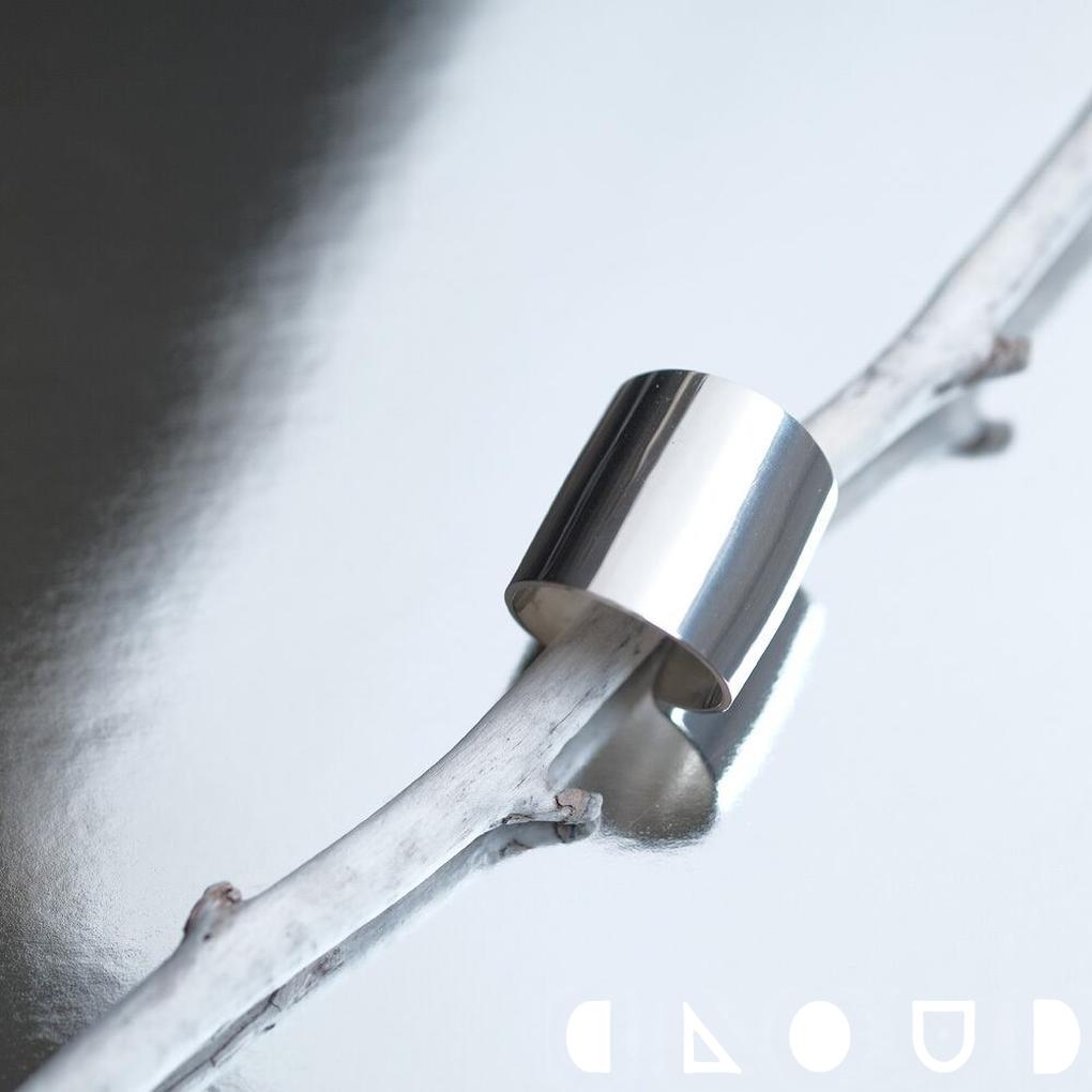 Cloud Jewelry 極太 ワイド リング シルバー925 クラウドジュエリー シルバー リング 上品 鏡面仕上げ ワイド 重ね付け おすすめ 繊細 ボリューム ボリューム感 ジュエリー シルバー925 極太