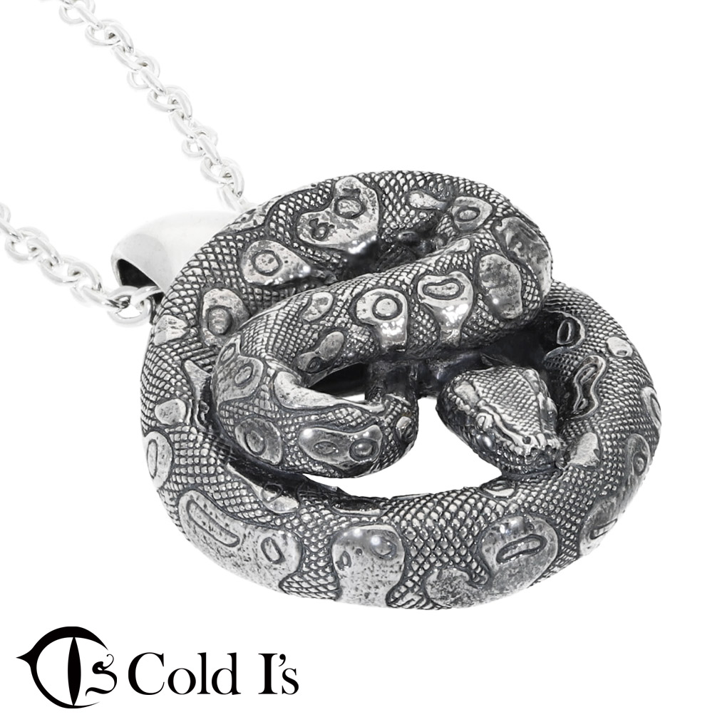 ヘビデザイン シルバー ネックレス Amazon | [silver KYASYA]スネークペンダントネックレス