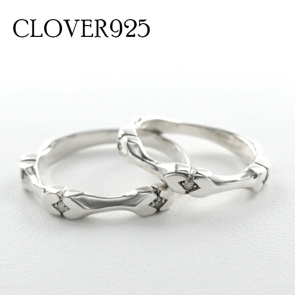 ヴィンテージ プレーン 甲丸 ダイヤモンド シルバー 925 リング 楽天市場】Clover925 シンプル 甲丸 ダイヤモンド ペアリング 7