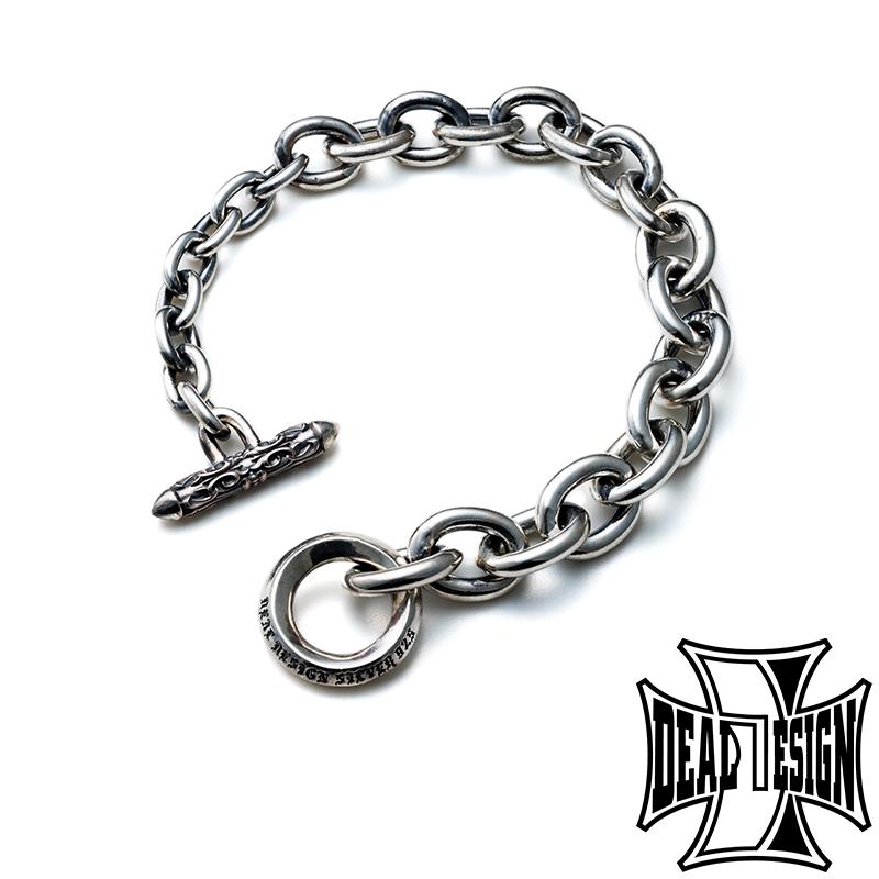 DEAL DESIGN ディールデザイン グラデーションリンクブレス ブレスレット シルバーブレス シルバー925 メンズ 精巧 荘厳 彫刻 グラデ 小豆 パーツ チェーン 小豆チェーン リンク グラデーション 彼氏