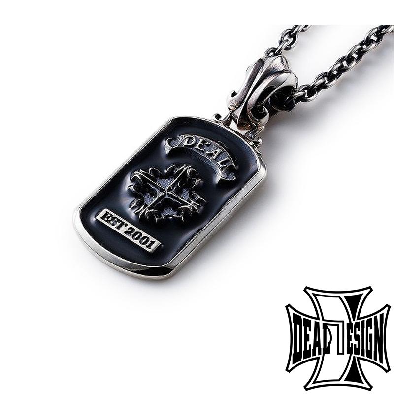 DEAL DESIGN ディールデザイン グローGLタグ トップ ヘッド ペンダントトップ ペンダント ネックレス シルバー925 メンズ 遊び心 無骨 ユニーク ドックタグ 彫刻 ドック 彼氏