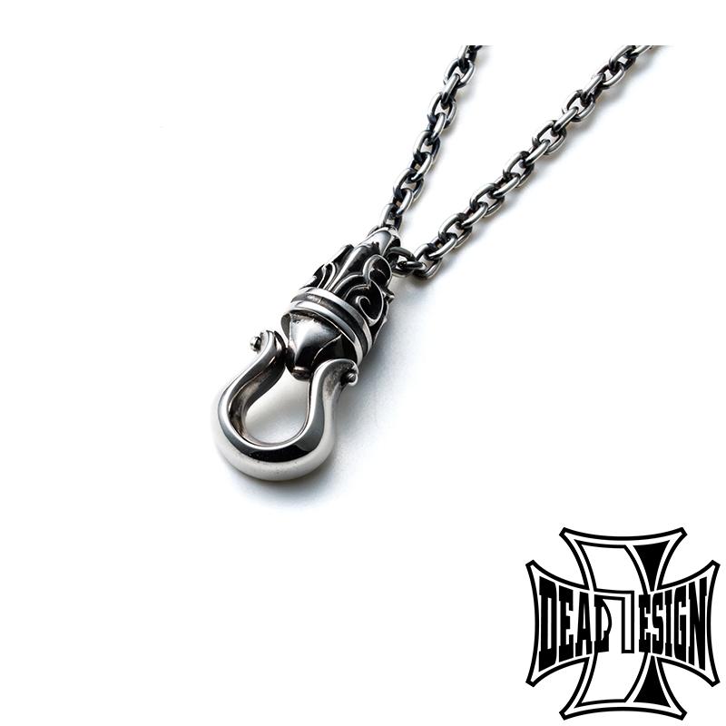DEAL DESIGN ディールデザイン ロープノッカー トップ ヘッド ペンダントトップ ペンダント ネックレス シルバー925 メンズ リリー ホースシュー ギミック ロープ ノッカー チェーン ホース トップ テール 繊細 彼氏