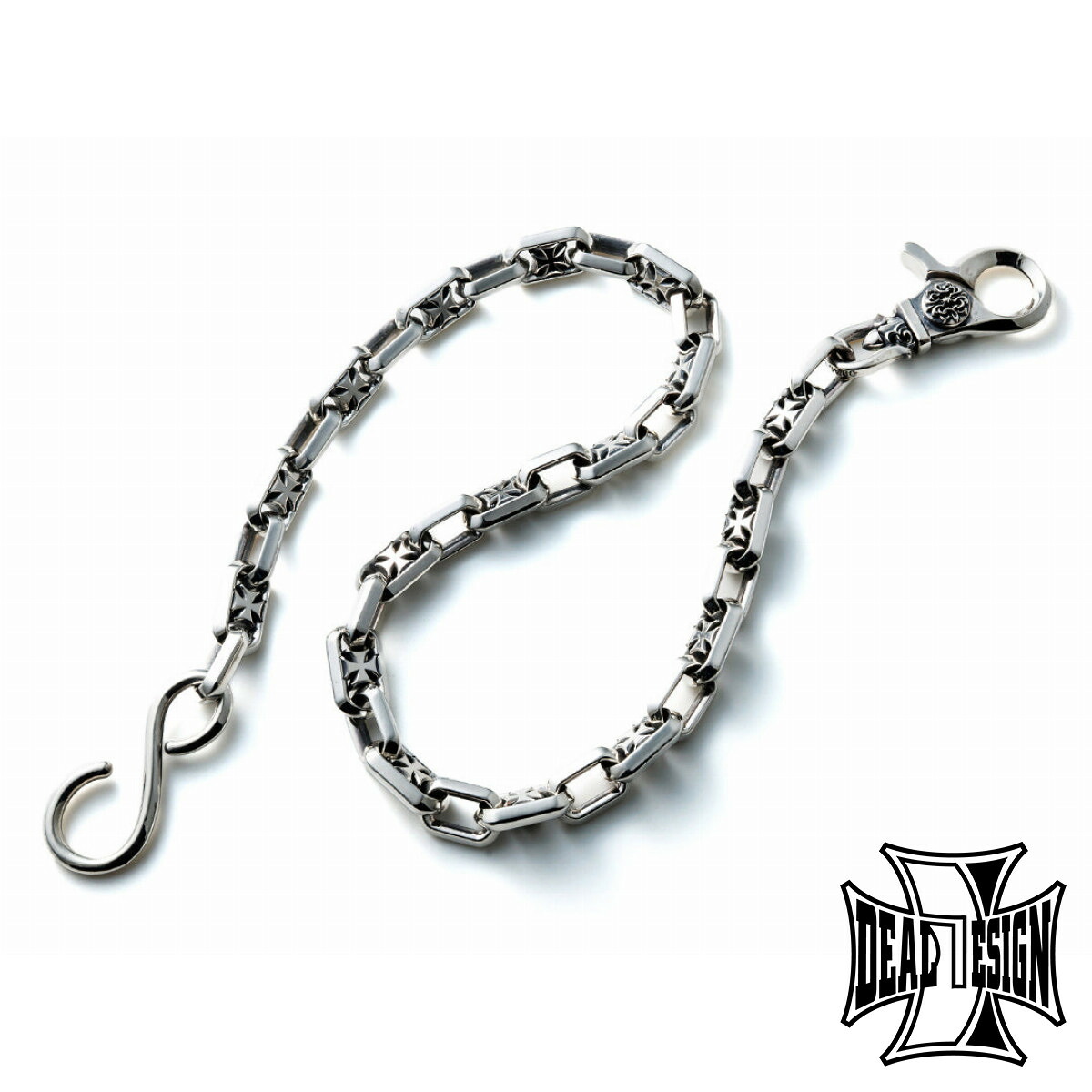 DEAL DESIGN ディールデザイン マリンクロスウォレットチェーン 財布 鎖 シルバーチェーン シルバー925 シルバーアクセサリー 銀 SV925 スターリングシルバー ロック バイカー 老舗ブランド 有名ブランド 人気 メンズアクセサリー レディースアクセサリー 男性 女性|新宿 銀の蔵 シルバーアクセサリー