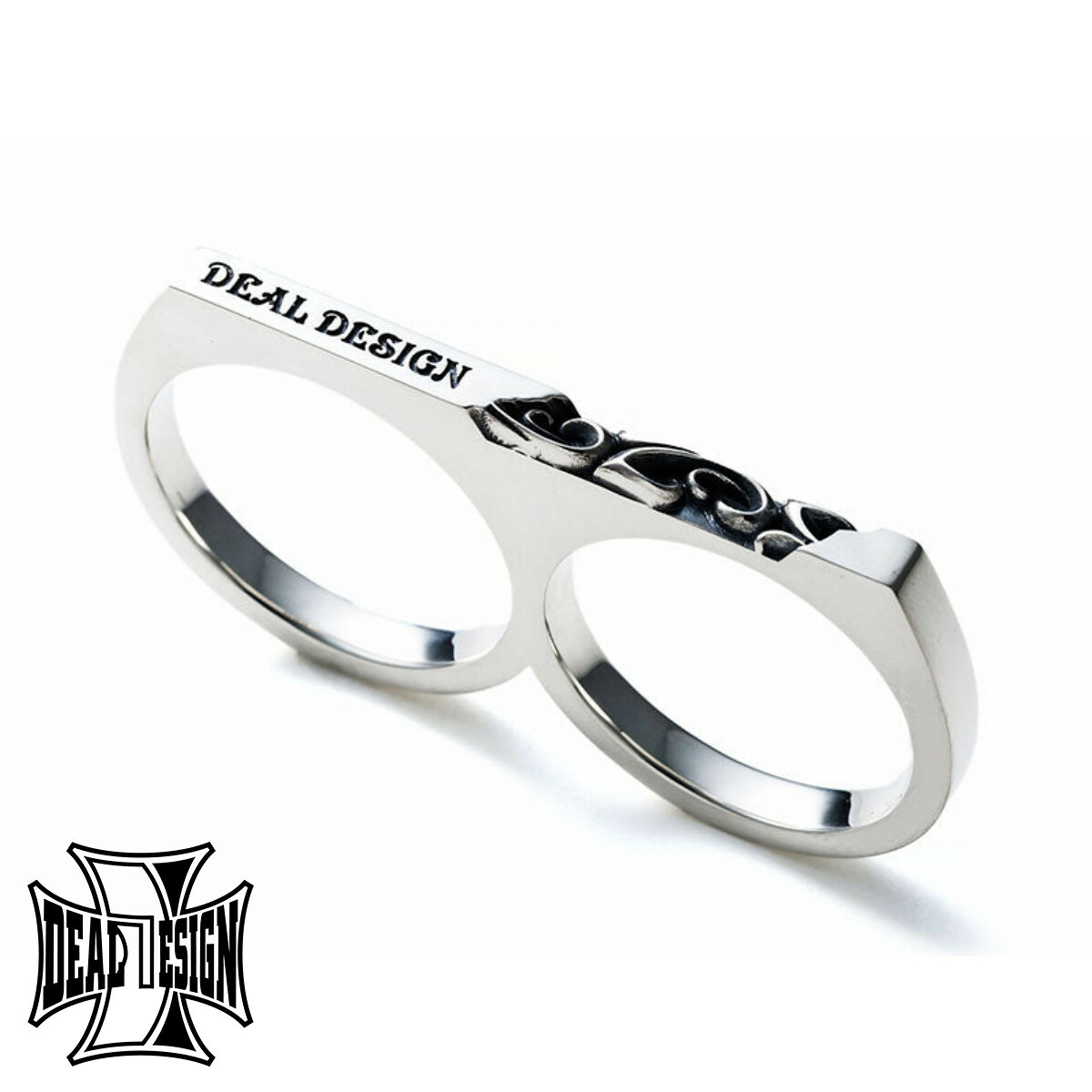 DEAL DESIGN ディールデザイン デケイドナックルリング 指輪 シルバーリング シルバー925 シルバーアクセサリー 銀 SV925 スターリングシルバー ロック バイカー 老舗ブランド 有名ブランド 人気 メンズアクセサリー レディースアクセサリー 男性 女性 ギフト 記念日｜新宿 銀の蔵 シルバーアクセサリー