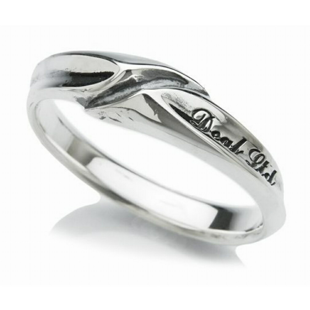 DEAL DESIGN ディールデザイン WAVE LINE RING リング DEAL LTD メンズアクセサリー ロック ギフト シルバー950 シルバーアクセサリー 銀 SV950 ブリタニアシルバー 指輪 シルバーリング 銀指輪 メンズリング レディースリング バイカー 老舗ブランド 有名ブランド 人気