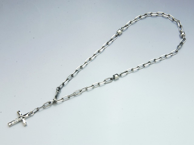 DEALDESIGNディールデザインSTUDPOINTANKLET(クロス)アンクレットDEALLTDマリッジペアゴールドシルバー950シルバーアクセサリー銀SV950ブリタニアシルバーシルバーアンクレットチェーン足首脚元お揃いカップルロックバイカー老舗ブランド