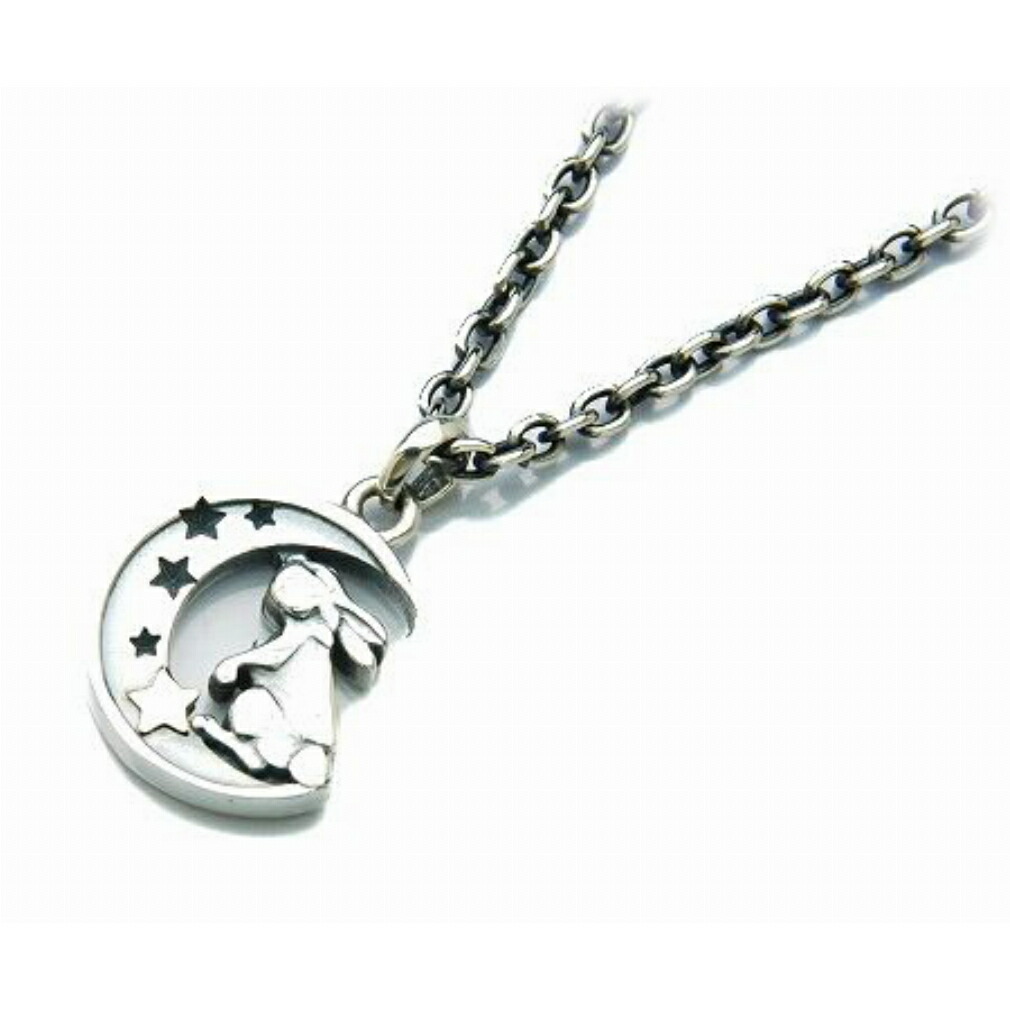 DEAL DESIGN ディールデザイン ムーンラビットトップ ペンダント DEAL TEARS メンズアクセサリー レディースアクセサリー ギフト シルバー925 シルバーアクセサリー 銀 SV925 スターリングシルバー シルバーペンダント ネックレス ペンダントトップ 首飾り ロック バイカー