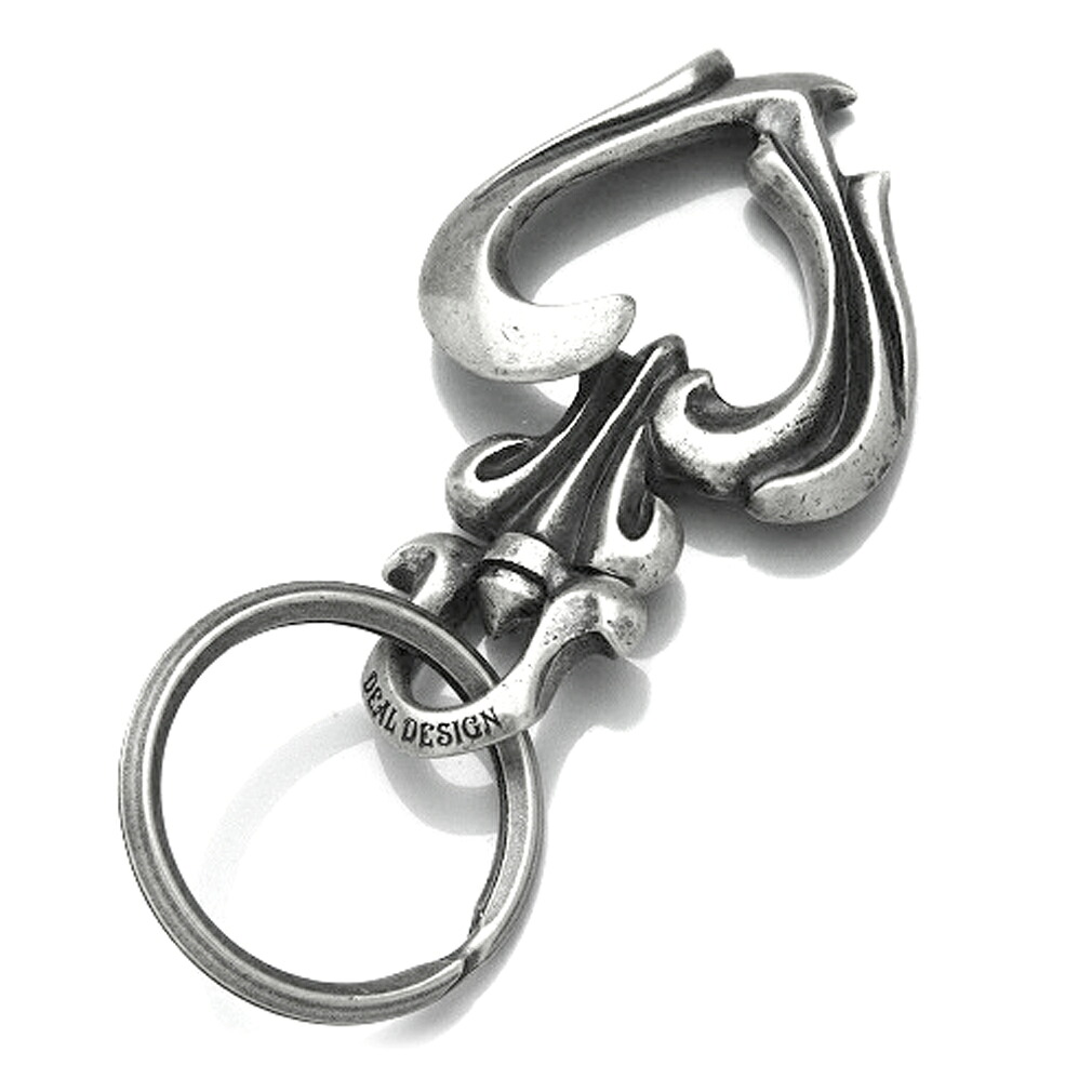 Deal Design 人気 ディールデザイン ブレイズエースキーリング ブラスsv キーホルダー メンズアクセサリー ロック ギフト 財布 ケース 老舗ブランド 鍵 キーホルダー キーケース キーリング メンズ小物 腰回り ウエスト バイカー 老舗ブランド 有名ブランド 人気