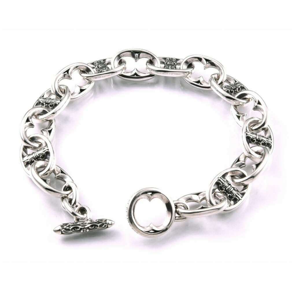 DEAL DESIGN ディールデザイン オーバルファングブレス ナロー ブレスレット メンズアクセサリー レディースアクセサリー ギフト シルバー925 シルバーアクセサリー 銀 SV925 スターリングシルバー シルバーブレスレット シルバーブレス 腕回り 手首 手元 腕元 ロック|新宿 銀の蔵 シルバーアクセサリー