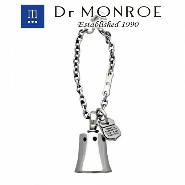 Dr MONROE ドクターモンロー ガーディアンベルキーホルダー ベル 鐘 鈴 バイカー ライダー パンク ロック ブランド シルバーアクセサリー シルバー925 シルバー スターリングシルバー キーチェーン キーループ ベルトループ キーフック チェーン 鎖 メンズ レディース|新宿 銀の蔵 シルバーアクセサリー