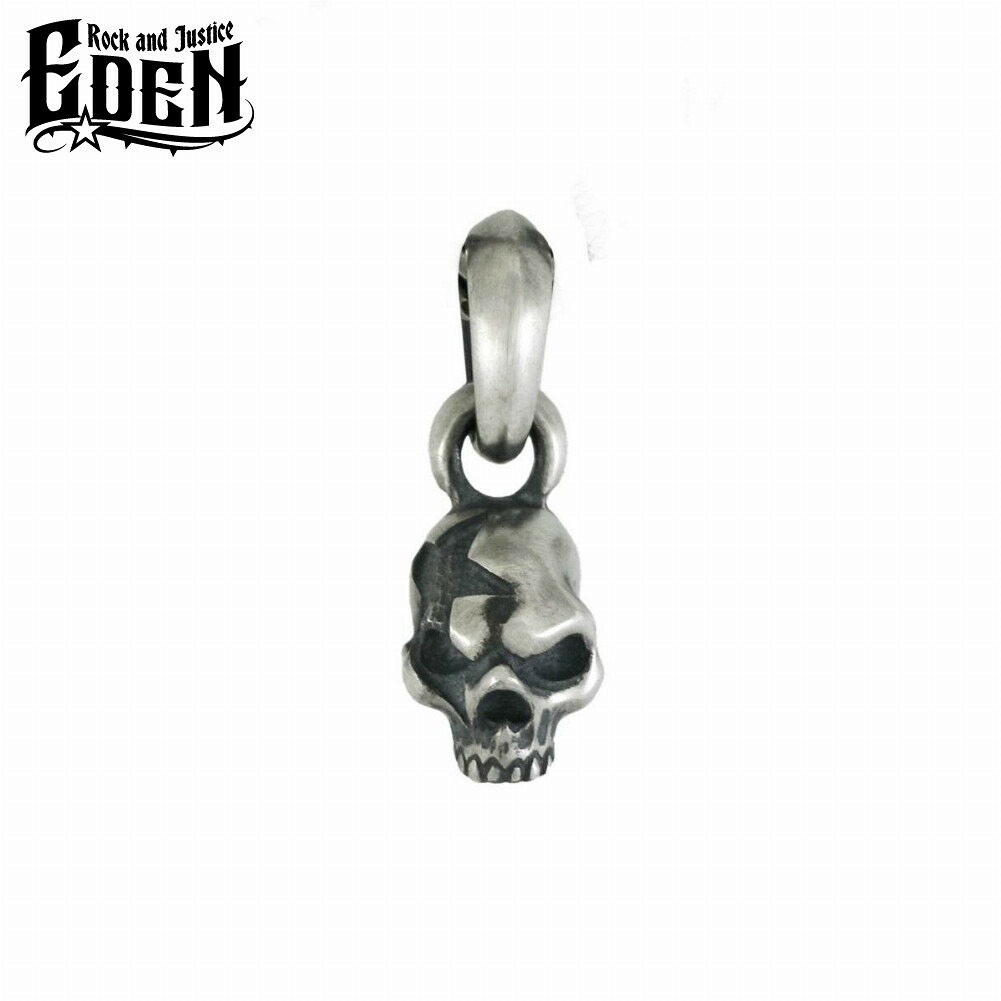 Rock and Justice EDEN エデン クラッシュスタースカルトップ S チェーンなし ペンダント チャーム ネックレストップ シルバー925 ブランド シルバーアクセサリー Clash Star Skull Top S メンズ 男性 彼氏 人気 おしゃれ 14,212円
