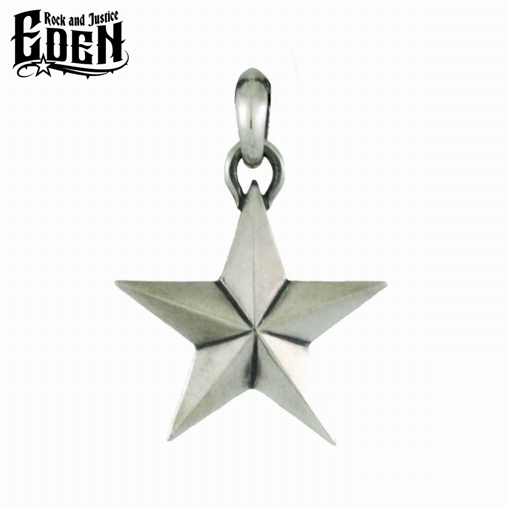 Rock and Justice EDEN エデン ジャスティスタートップ S チェーンなし ペンダント チャーム ネックレストップ シルバー925 ブランド シルバーアクセサリー JUSTISTAR Top S メンズ 男性 彼氏 人気 おしゃれ|新宿 銀の蔵 シルバーアクセサリー