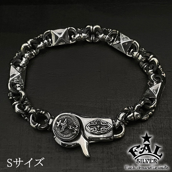 J4 インド人デザイナー アンティーク風 ブレスレット シルバー925 純銀 J4 インド アンティークデザイン ブレスレット シルバー925