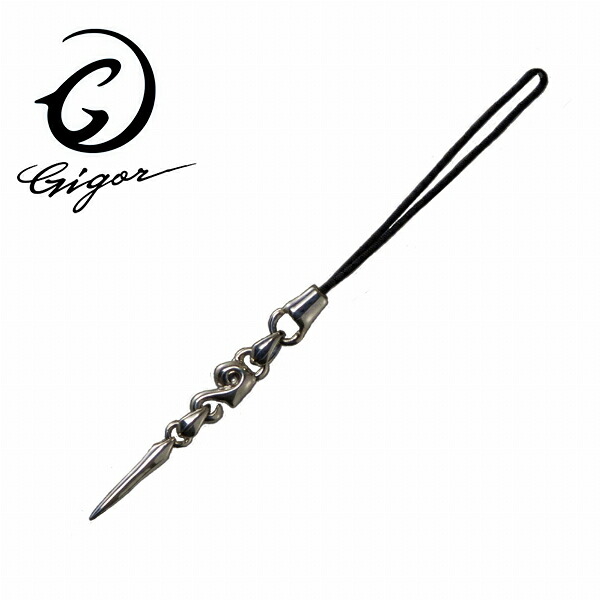 GIGOR ジゴロウ リンクストラップS BLOSSOM series ブラッサムシリーズ 植物 茨 イバラ とげ スパイク ストラップ シルバー925 シルバーアクセサリー 銀 SV925 根付け チャーム 飾り ケータイ スマホアクセサリー 周辺機器 メンズ ハード 存在感 アクセサリー ギフト｜新宿 銀の蔵 シルバーアクセサリー