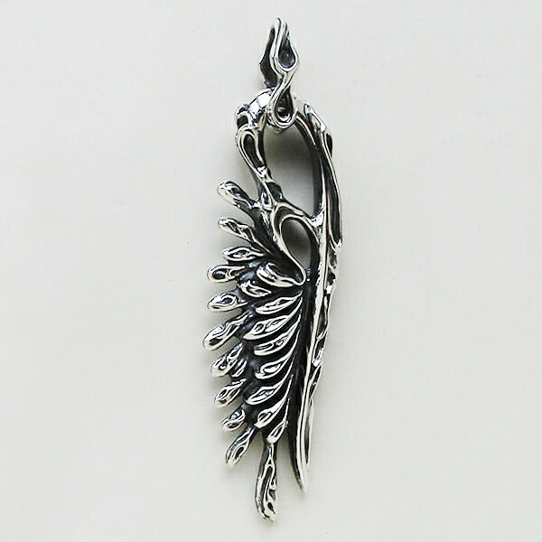 Give Me a Wing フレア ウイング 大 ペンダントトップ チェーンなし メンズ シルバー シルバー925 ペンダント トップ ヘッド ネックレストップ シンプル 翼 羽 アクセサリー 大きい 大きめ 男性 彼氏 夫 かっこいい ブランド ギフト 記念日 誕生日 プレゼント 人気|新宿 銀の蔵 シルバーアクセサリー