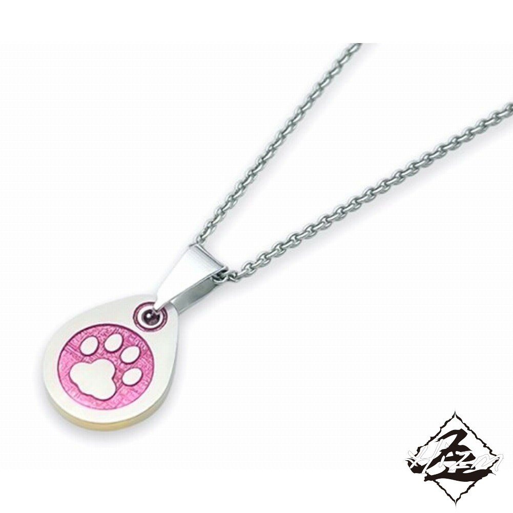 Hizm 猫缶ペンダントトップ S 桃色 純チタン製 チェーン付き チタンアクセサリー ペンダント ネックレス 金属アレルギー アレルギーフリー 上品 きれいめ きれい 綺麗 メンズ レディース 男性 女性 彼氏 彼女 記念日 誕生日 プレゼント おすすめ ブランド