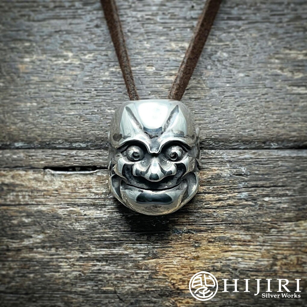 聖 HIJIRI ?見 べしみの面のペンダント Noh mask “Beshimi” pendant ネックレス 能面 お面 シルバー アクセサリー ブランド メンズ 男性 彼氏 夫 旦那 記念日 誕生日 プレゼント 人気 おしゃれ 28,600円